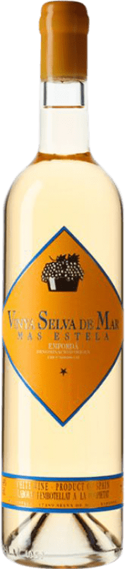 Free Shipping | White wine Mas Estela Vinya Selva de Mar Blanc Aged D.O. Empordà Catalonia Spain Grenache Grey, Muscat 75 cl