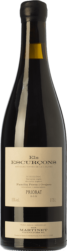 126,95 € Spedizione Gratuita | Vino Rosso Mas Martinet Els Escurçons Crianza — Invecchiato in Botte D.O.Ca. Priorat Eco — Biologico