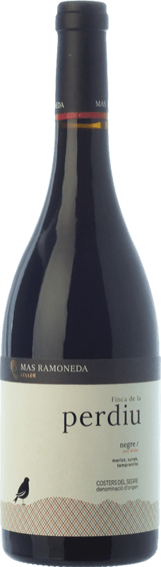 Free Shipping | Red Wine Mas Ramoneda Perdiu Young D.O. Costers del Segre Catalonia Spain Tempranillo, Merlot, Syrah — Shiraz 75 cl