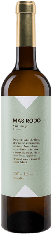 Envoi gratuit | Vin blanc Mas Rodó Montonega D.O. Penedès Catalogne Espagne Parellada 75 cl