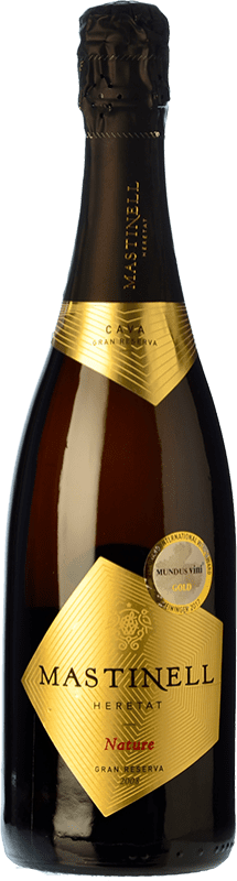 21,95 € Envoi gratuit | Vin Mousseux Blanc MasTinell Real Heretat Brut Nature Grande Réserve D.O. Cava