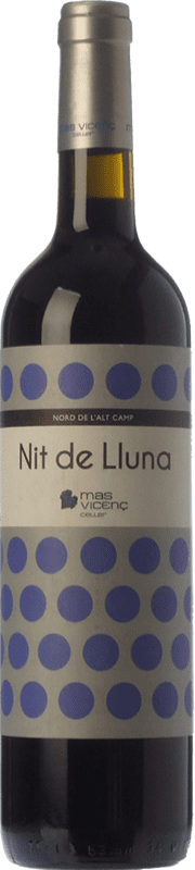 10,95 € | Red wine Mas Vicenç Nit de Lluna Aged D.O. Tarragona Catalonia Spain Tempranillo, Syrah Bottle 75 cl