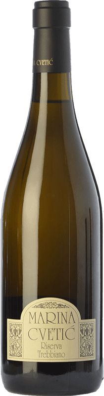 42,95 € Free Shipping | White wine Masciarelli Marina Cvetic D.O.C. Trebbiano d'Abruzzo Abruzzo Italy Trebbiano d'Abruzzo Bottle 75 cl