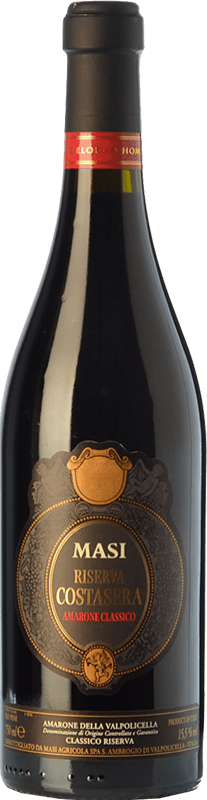 59,95 € | Red wine Masi Costasera Riserva Reserva D.O.C.G. Amarone della Valpolicella Veneto Italy Corvina, Rondinella, Molinara, Oseleta Bottle 75 cl