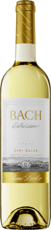 4,95 € | Vino bianco Bach Extrísimo Semisecco Semidolce Giovane D.O. Catalunya Catalogna Spagna Macabeo, Xarel·lo 75 cl