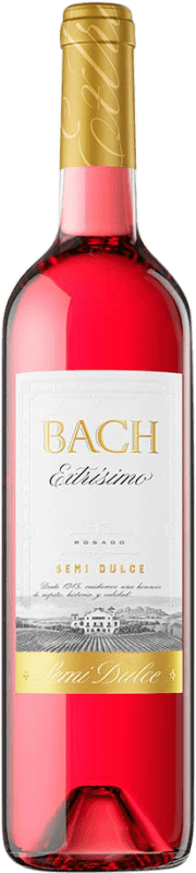 8,95 € Envoi gratuit | Vin Rosé Bach Extrísimo Semiseco — Demi-Sec Jeune D.O. Catalunya