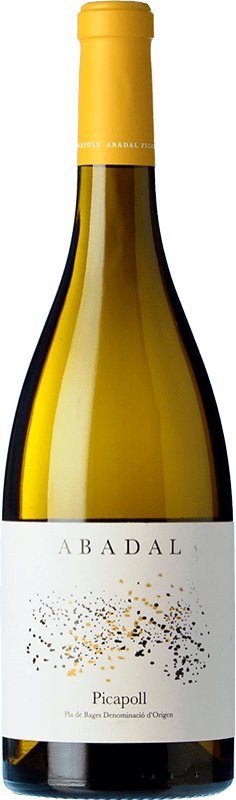 12,95 € Free Shipping | White wine Masies d'Avinyó Abadal D.O. Pla de Bages Catalonia Spain Picapoll Bottle 75 cl