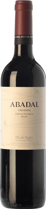 10,95 € Free Shipping | Red wine Masies d'Avinyó Abadal Crianza D.O. Pla de Bages Catalonia Spain Merlot, Cabernet Sauvignon Bottle 75 cl