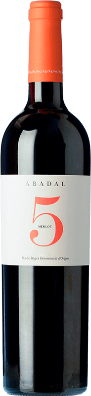 22,95 € | Red wine Masies d'Avinyó Abadal 5 Aged D.O. Pla de Bages Catalonia Spain Merlot Bottle 75 cl