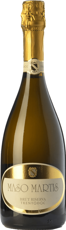 送料無料 | 白スパークリングワイン Maso Martis Brut 予約 D.O.C. Trento トレンティーノ イタリア Pinot Black, Chardonnay 75 cl