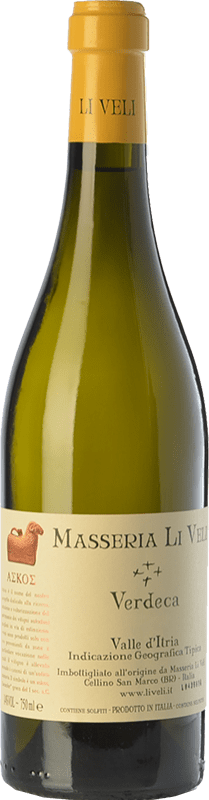 19,95 € | Белое вино Li Veli Askos Verdeca I.G.T. Valle d'Itria Апулия Италия Fiano, Verdeca 75 cl