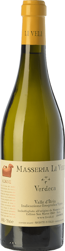 19,95 € Envio grátis | Vinho branco Li Veli Askos Verdeca I.G.T. Valle d'Itria