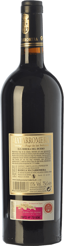 239,95 € Free Shipping | Red wine Matarromera Pago Solanas Reserva 2010 D.O. Ribera del Duero Castilla y León Spain Tempranillo Bottle 75 cl