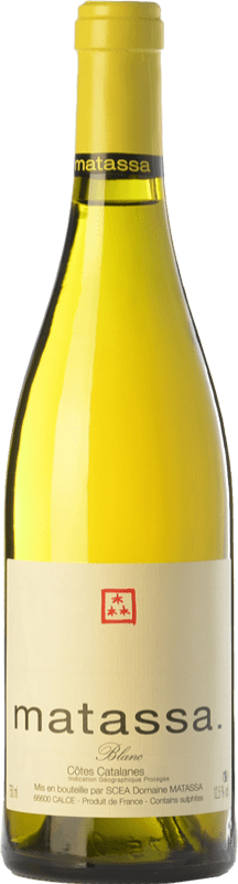 36,95 € Envio grátis | Vinho branco Domaine Matassa Blanc Crianza I.G.P. Vin de Pays Côtes Catalanes