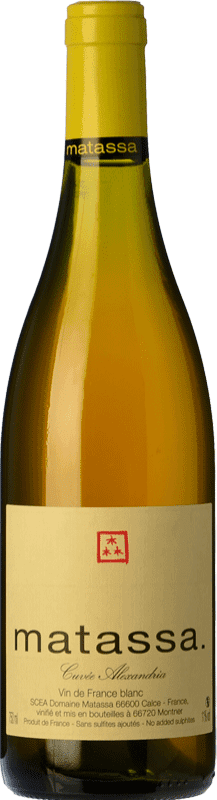 25,95 € Free Shipping | White wine Matassa Cuvée Marguerite Crianza I.G.P. Vin de Pays Côtes Catalanes Languedoc-Roussillon France Viognier, Muscatel Small Grain Bottle 75 cl