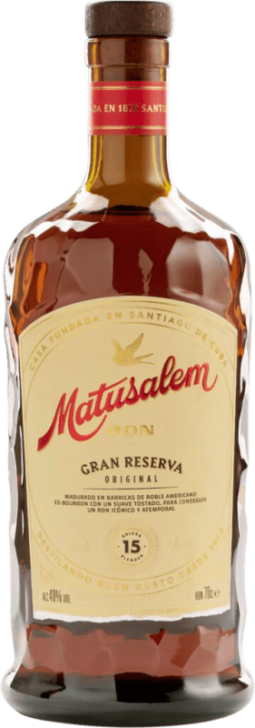 Free Shipping | Rum Matusalem Grand Reserve Dominican Republic 15 Years 70 cl