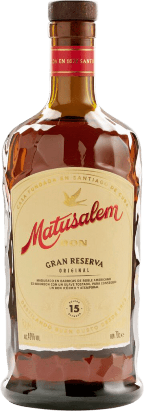 41,95 € Kostenloser Versand | Rum Matusalem Große Reserve 15 Jahre