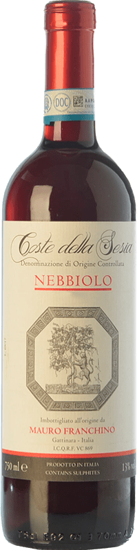 16,95 € | Red wine Mauro Franchino D.O.C. Coste della Sesia Piemonte Italy Nebbiolo Bottle 75 cl