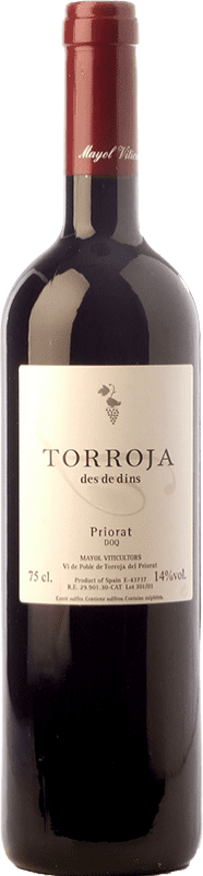 16,95 € | Red wine Mayol Torroja des de Dins Young D.O.Ca. Priorat Catalonia Spain Syrah, Grenache, Cabernet Sauvignon, Carignan 75 cl