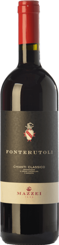 19,95 € | Красное вино Mazzei Fonterutoli D.O.C.G. Chianti Classico Тоскана Италия Merlot, Sangiovese, Malvasia Black, Colorino 75 cl