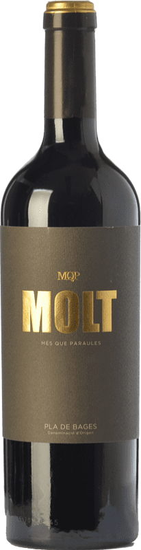 Envío gratis | Vino tinto Més Que Paraules Molt Crianza D.O. Pla de Bages Cataluña España Cabernet Sauvignon 75 cl