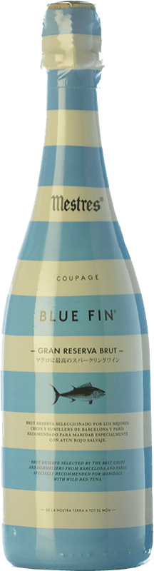 22,95 € Envio grátis | Espumante branco Mestres Coupage Blue Fin Brut Grande Reserva D.O. Cava