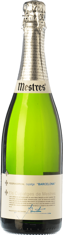 14,95 € Envio grátis | Espumante branco Mestres Cupatge Barcelona Brut Reserva D.O. Cava