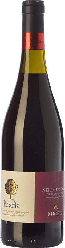 8,95 € | Красное вино Miceli Baaria I.G.T. Terre Siciliane Сицилия Италия Nero d'Avola 75 cl