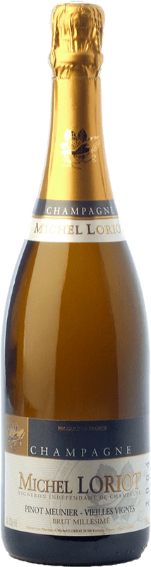 Envoi gratuit | Vin Mousseux Blanc Michel Loriot Brut Millésimé, VV Vieilles Vignes Réserve A.O.C. Champagne Champagne France Pinot Meunier 75 cl