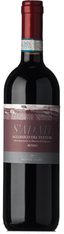 10,95 € | Red wine Michele Laluce S'Adatt D.O.C. Aglianico del Vulture Basilicata Italy Aglianico Bottle 75 cl