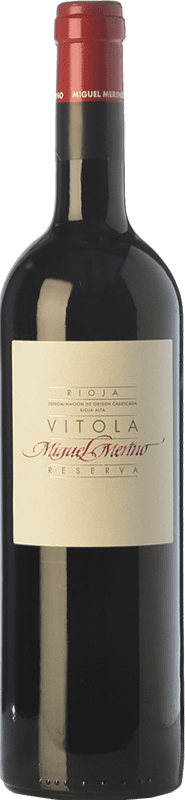 24,95 € | Red wine Miguel Merino Vitola Reserva D.O.Ca. Rioja The Rioja Spain Tempranillo, Graciano Bottle 75 cl