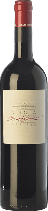 Бесплатная доставка | Красное вино Miguel Merino Vitola Резерв D.O.Ca. Rioja Ла-Риоха Испания Tempranillo, Graciano 75 cl