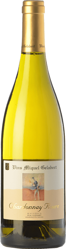 Envoi gratuit | Vin blanc Miquel Gelabert Roure Crianza D.O. Pla i Llevant Îles Baléares Espagne Chardonnay 75 cl