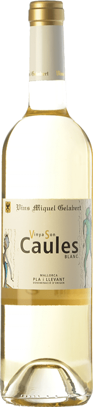 7,95 € | White wine Miquel Gelabert Vinya Son Caules Blanc Aged D.O. Pla i Llevant Balearic Islands Spain Muscat, Macabeo, Premsal Bottle 75 cl