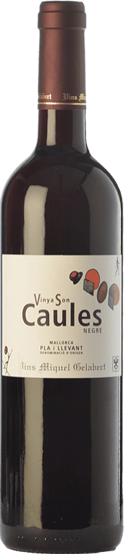 9,95 € | Red wine Miquel Gelabert Vinya Son Caules Negre Crianza D.O. Pla i Llevant Balearic Islands Spain Tempranillo, Syrah, Callet, Fogoneu, Mantonegro Bottle 75 cl