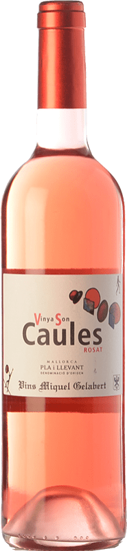 7,95 € | Rosé wine Miquel Gelabert Vinya Son Caules Rosat D.O. Pla i Llevant Balearic Islands Spain Tempranillo, Syrah, Pinot Black, Callet, Mantonegro Bottle 75 cl