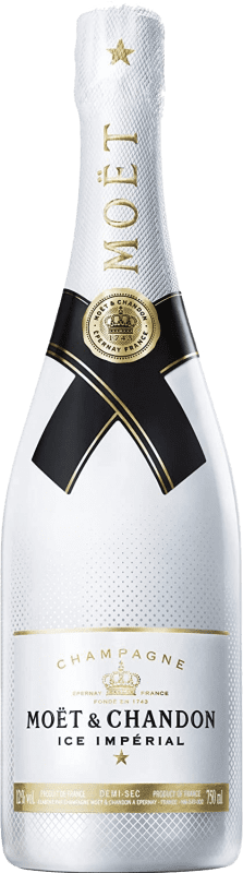 65,95 € | Белое игристое Moët & Chandon Ice Impérial A.O.C. Champagne шампанское Франция Pinot Black, Chardonnay, Pinot Meunier 75 cl