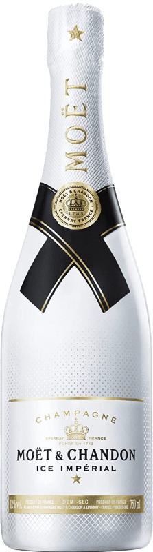 Free Shipping | White Sparkling Wine Moët & Chandon Ice Impérial A.O.C. Champagne Champagne France Pinot Black, Chardonnay, Pinot Meunier 75 cl Free Shipping | White Sparkling Wine Moët & Chandon Ice Impérial A.O.C. Champagne Champagne France Pinot Black, Chardonnay, Pinot Meunier 75 cl