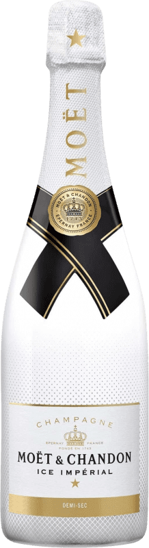 171,95 € 送料無料 | 白スパークリングワイン Moët & Chandon Ice Impérial A.O.C. Champagne マグナムボトル 1,5 L