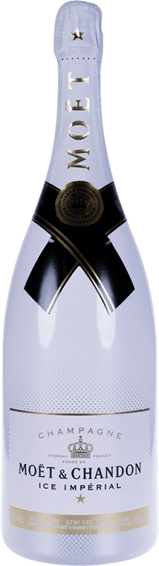 171,95 € Бесплатная доставка | Белое игристое Moët & Chandon Ice Impérial A.O.C. Champagne бутылка Магнум 1,5 L