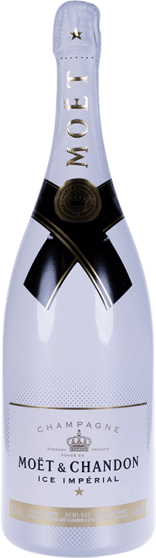 Envoi gratuit | Vin Mousseux Blanc Moët & Chandon Ice Impérial A.O.C. Champagne Champagne France Pinot Noir, Chardonnay, Pinot Meunier Bouteille Magnum 1,5 L