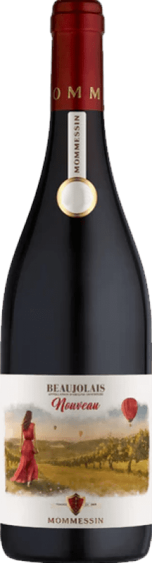 Бесплатная доставка | Красное вино Mommessin Nouveau Молодой A.O.C. Beaujolais Beaujolais Франция Gamay 75 cl