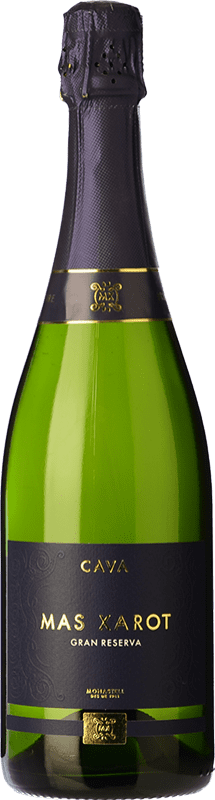 18,95 € Kostenloser Versand | Weißer Sekt Monastell Mas Xarot Brut Nature Große Reserve — Lange Reifung D.O. Cava