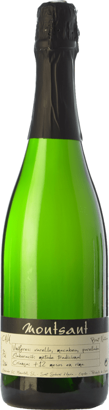 9,95 € Envio grátis | Espumante Branco Monastell Montsant Artesà Brut Nature — Bruto Natural D.O. Cava