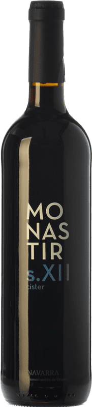 Бесплатная доставка | Красное вино Monastir S. XII Cister старения D.O. Navarra Наварра Испания Tempranillo, Merlot, Cabernet Sauvignon 75 cl