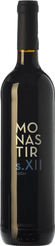 Free Shipping | Red Wine Monastir S. XII Cister Crianza — Aged D.O. Navarra Navarre Spain Tempranillo, Merlot, Cabernet Sauvignon 75 cl