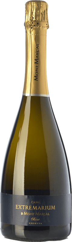 Envio grátis | Espumante branco Mont Marçal Extremarium Brut Reserva D.O. Cava Catalunha Espanha Macabeo, Xarel·lo, Chardonnay, Parellada 75 cl