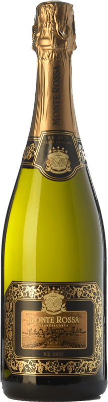 Free Shipping | White Sparkling Wine Monte Rossa P.R Brut D.O.C.G. Franciacorta Lombardia Italy Chardonnay 75 cl