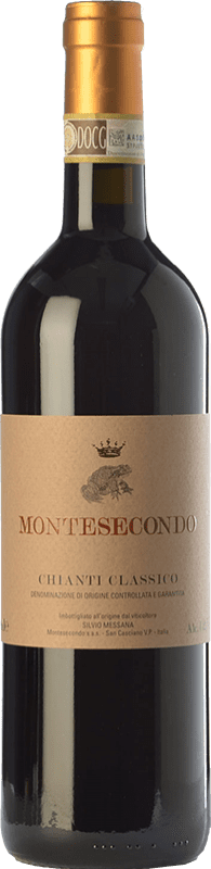 24,95 € | Red wine Montesecondo D.O.C.G. Chianti Classico Tuscany Italy Sangiovese, Colorino, Canaiolo Bottle 75 cl