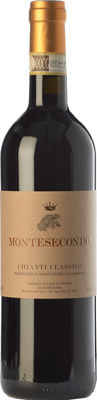 25,95 € | Красное вино Montesecondo D.O.C.G. Chianti Classico Тоскана Италия Sangiovese, Colorino, Canaiolo 75 cl